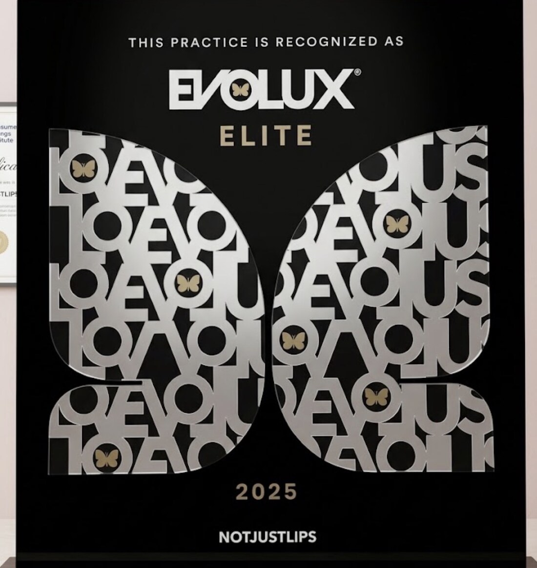 notJUSTLIPS recognized as Evolux Elite, 2025